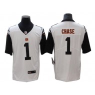 Cincinnati Bengals #1 Ja'Marr Chase White Alternate Vapor Limited Jersey