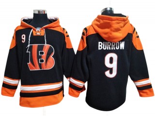 Cincinnati Bengals Black Lace-Up Pullover Hoodie