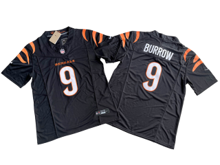 Cincinnati Bengals #9 Joe Burrow Black Vapor F.U.S.E. Limited Jersey