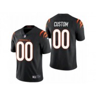 Custom Cincinnati Bengals Black Vapor Limited Jersey