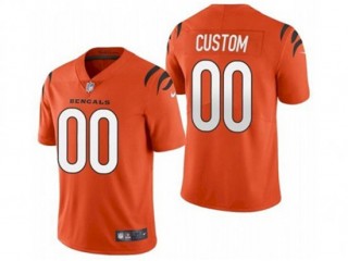 Custom Cincinnati Bengals Orange Vapor Limited Jersey