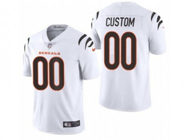 Custom Cincinnati Bengals White Vapor Limited Jersey