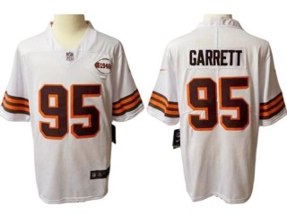 Cleveland Browns #95 Myles Garrett 1946 Collection Alternate Vapor Limited Jersey