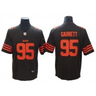 Cleveland Browns #95 Myles Garrett Brown Alternate Vapor Jersey