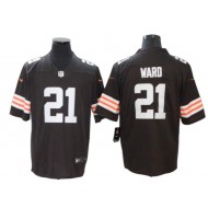 Cleveland Browns #21 Denzel Ward Brown Vapor Untouchable Jersey