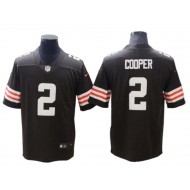 Cleveland Browns #2 Amari Cooper Brown Vapor Limited Jersey