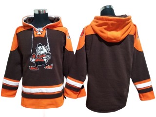 Cleveland Browns Ageless Must-Have Lace-Up Pullover Hoodie