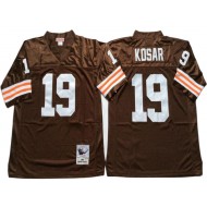 M&N Cleveland Browns #19 Bernie Kosar Brown Legacy Jersey