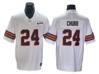 Cleveland Browns #24 Nick Chubb 1946 Collection Alternate Vapor Limited Jersey