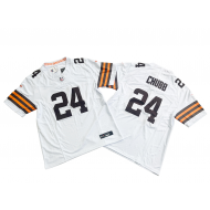 Cleveland Browns #24 Nick Chubb White Vapor F.U.S.E. Limited Jersey