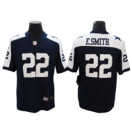 Dallas Cowboys #22 Emmitt Smith Navy Alternate Vapor Limited Jersey