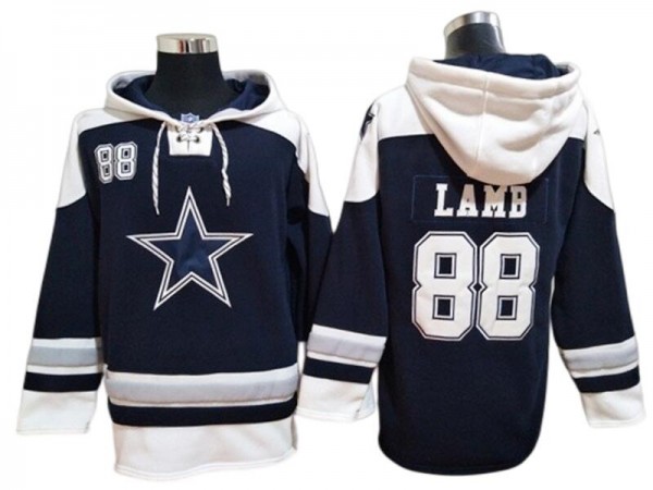 Dallas Cowboys #88 CeeDee Lamb Navy Hoodie