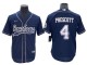 Dallas Cowboys #4 Dak Prescott Baseball Jersey- Gray & White & Navy & Olive