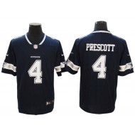 Dallas Cowboys #4 Dak Prescott Navy Vapor Untouchable Limited Jersey