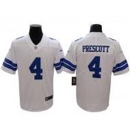 Dallas Cowboys #4 Dak Prescott White Vapor Untouchable Limited Jersey