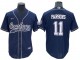 Dallas Cowboys #11 Micah Parsons Baseball Jersey- Navy & White & Gray & Olive