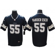 Dallas Cowboys #55 Leighton Vander Esch Navy Vapor Untouchable Limited Jersey