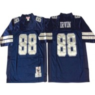 M&N Dallas Cowboys #88 Michael Irvin Navy 1984 Legacy Jersey