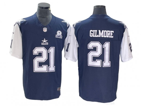 Dallas Cowboys #21 Stephon Gilmore Navy Classic Vapor F.U.S.E. Limited Jersey