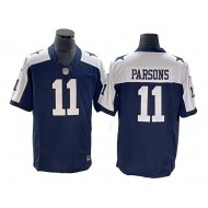 Dallas Cowboys #11 Micah Parsons Navy Alternate Vapor F.U.S.E. Limited Jersey