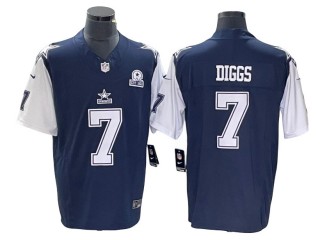 Dallas Cowboys #7 Trevon Diggs Navy Classic Vapor F.U.S.E. Limited Jersey