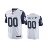 Custom Dallas Cowboys White Color Rush Limited Jersey