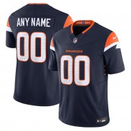 Custom Denver Broncos Navy Vapor F.U.S.E. Limited Jersey