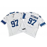 Detroit Lions #97 Aidan Hutchinson White Vapor F.U.S.E. Limited Jersey