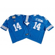 Detroit Lions #14 Amon-Ra St. Brown Light Blue Vapor F.U.S.E. Limited Jersey