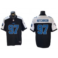 Detroit Lions #97 Aidan Hutchinson Black Thanksgiving Vapor F.U.S.E Limited Jersey