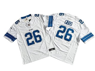 Detroit Lions #26 Jahmyr Gibbs White Vapor F.U.S.E. Limited Jersey