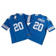 Detroit Lions #20 Barry Sanders Light Blue Vapor F.U.S.E. Limited Jersey