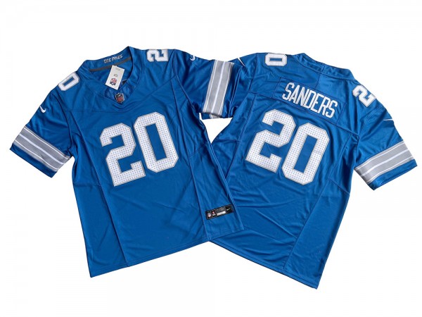 Detroit Lions #20 Barry Sanders Light Blue Vapor F.U.S.E. Limited Jersey