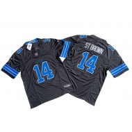 Detroit Lions #14 Amon-Ra St. Brown Black Vapor F.U.S.E. Limited Jersey