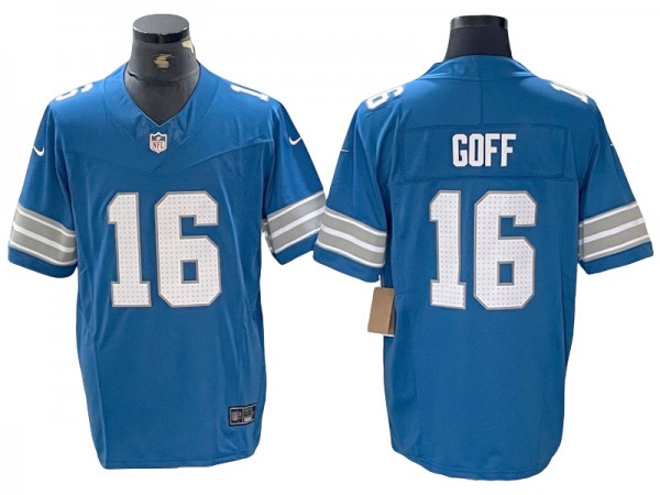 Detroit Lions #16 Jared Goff Light Blue Vapor F.U.S.E. Limited Jersey