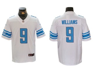 Detroit Lions #9 Jameson Williams White Vapor Limited Jersey