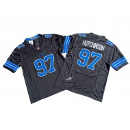 Detroit Lions #97 Aidan Hutchinson Black Vapor F.U.S.E. Limited Jersey