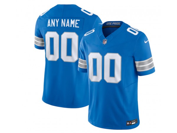 Custom Detroit Lions Light Blue Vapor F.U.S.E. Limited Jersey