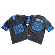 Detroit Lions #20 Barry Sanders Black Vapor F.U.S.E. Limited Jersey