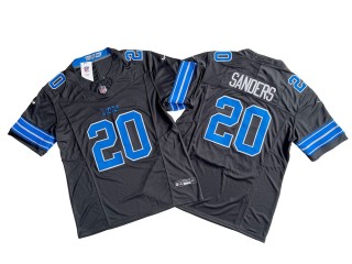 Detroit Lions #20 Barry Sanders Black Vapor F.U.S.E. Limited Jersey