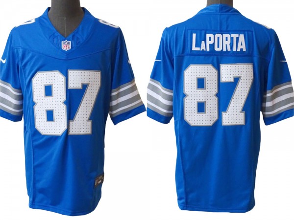 Detroit Lions #87 Sam LaPorta Light Blue Vapor F.U.S.E. Limited Jersey