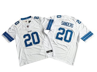 Detroit Lions #20 Barry Sanders White Vapor F.U.S.E. Limited Jersey