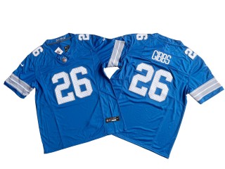 Detroit Lions #26 Jahmyr Gibbs Light Blue Vapor F.U.S.E. Limited Jersey