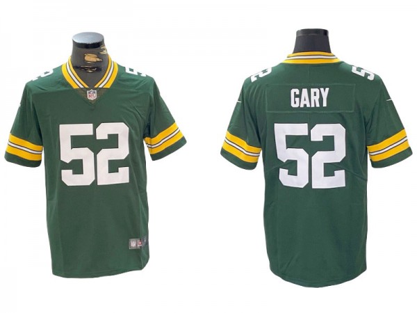 Green Bay Packers #52 Rashan Gary Green Vapor Limited Jersey