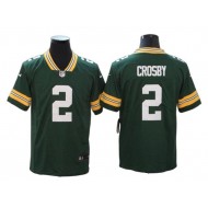 Green Bay Packers #2 Mason Crosby Green Vapor Untouchable Jersey