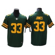 Green Bay Packers #33 Aaron Jones Green Alternate Vapor Limited Jersey