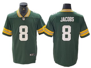 Green Bay Packers #8 Josh Jacobs Green Vapor Limited Jersey