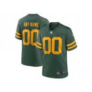 Custom Green Bay Packers Green Alternate Jersey