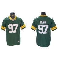 Green Bay Packers #97 Kenny Clark Green Vapor Limited Jersey