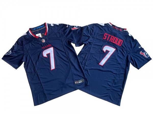 Houston Texans #7 C.J. Stroud Navy Vapor F.U.S.E. Limited Jersey